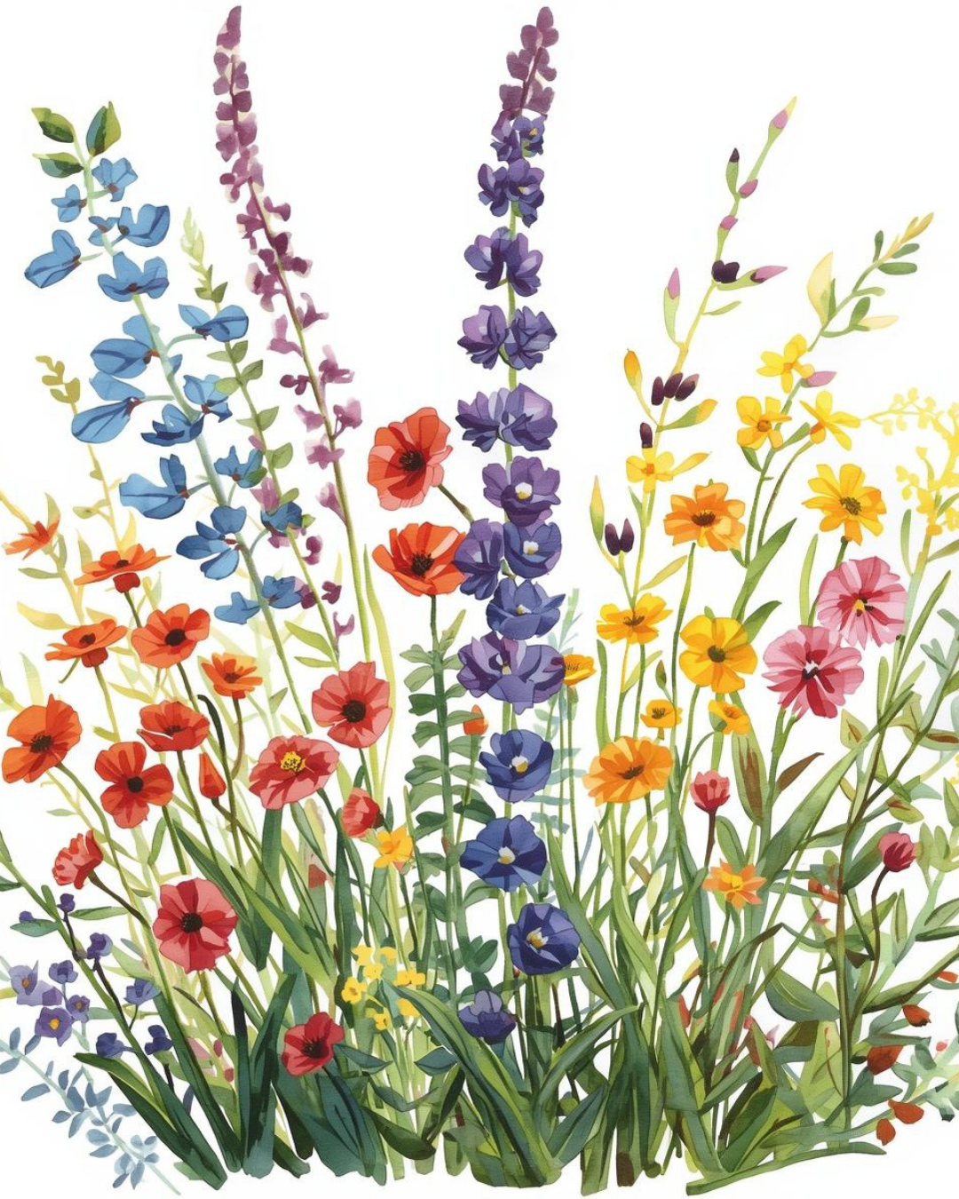 Foral Embroidery Botanical embroidery kit with flower patterns