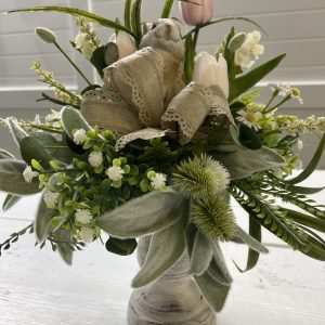 Linen & Lace Bunny Bouquet